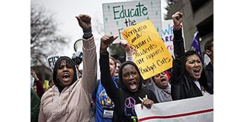 В Калифорнии взбунтовались студенты