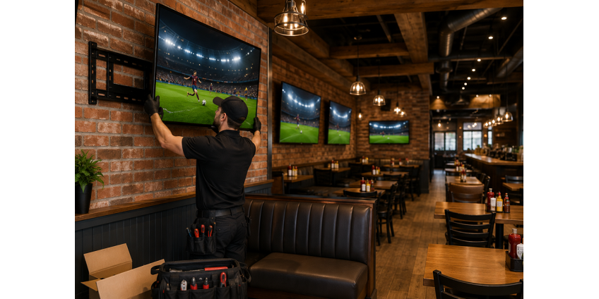 10 Mistakes Businesses Make When Installing Commercial TVs