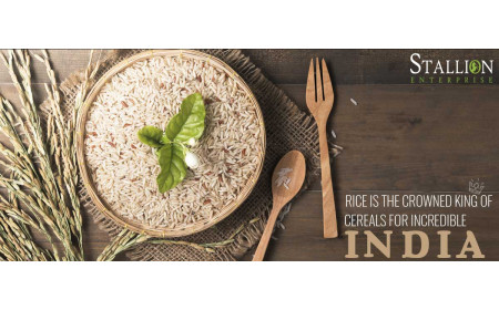 RICE IS THE CROWNED KING OF CEREALS FOR INCREDIBLE INDIA