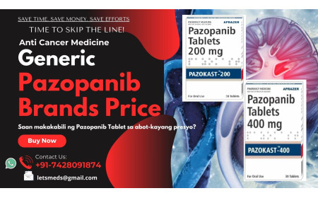 Pazopanib Tablet Brands Price Online | Pazokast 200mg & 400mg Wholesale