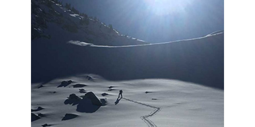 Снег в горах Калифорнии побил рекорды