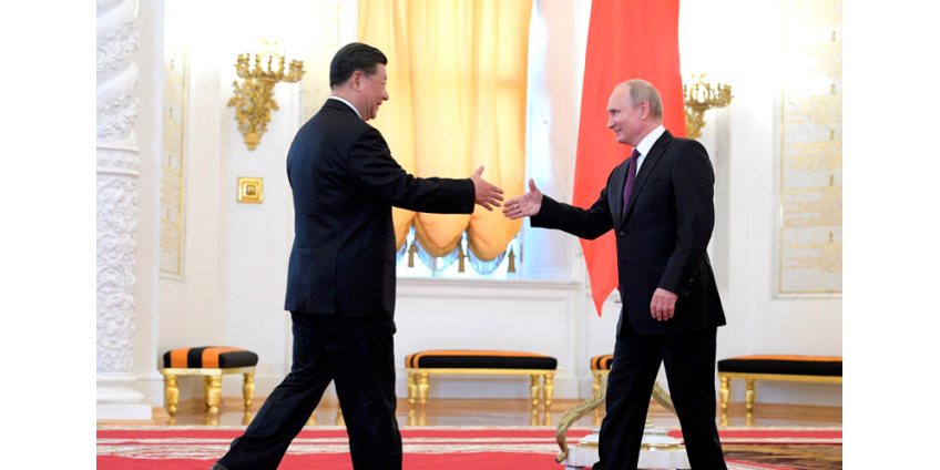 Путин и Си Цзиньпин после встречи в Кремле объявили об историческом сближении России и Китая