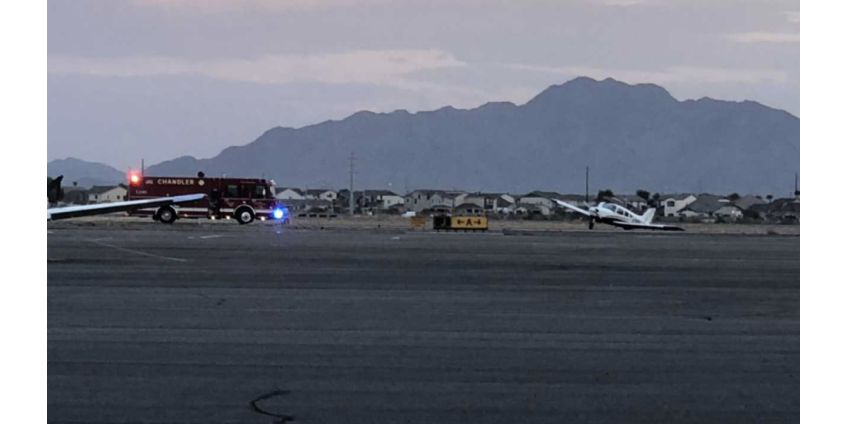 В Аризоне самолет совершил жесткую посадку, но жертв удалось избежать