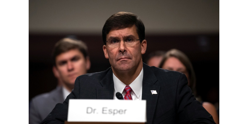 Сенат Конгресса США утвердил кандидатуру Марка Эспера на пост министра обороны