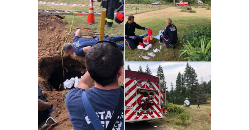 Американка выжила, 3 дня пролежав в нечистотах в выгребной яме