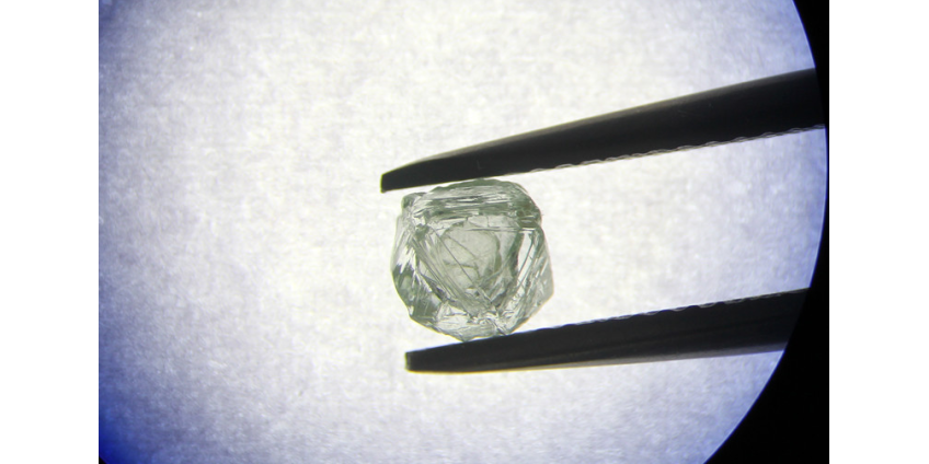 В Якутии найден "алмаз-матрешка": внутри одного камня свободно перемещается другой