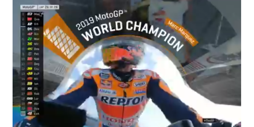 Испанский мотогонщик Маркес стал шестикратным чемпионом мира