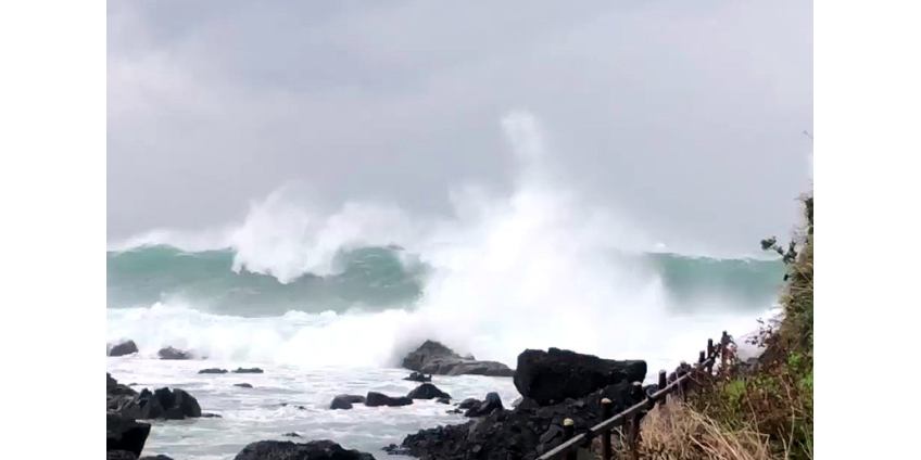 На восток Японии надвигается тайфун "Хагибис"