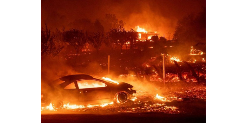 Из-за масштабного пожара в Калифорнии эвакуируют порядка ста тысяч человек