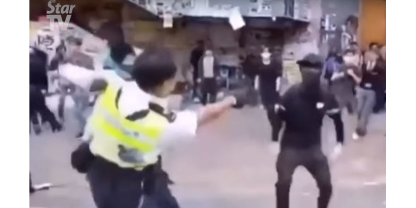 Полиция Гонконга применила огнестрельное оружие против демонстрантов