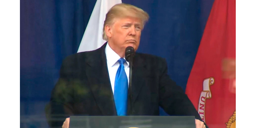 Противники США "не имеют шансов" в противостоянии с американской мощью, сказал Дональд Трамп