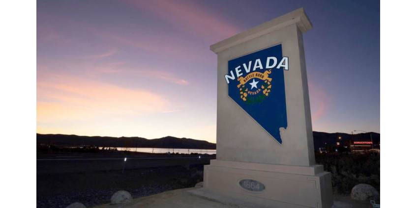 На въезде в Неваду устанавливают новый приветственный знак
