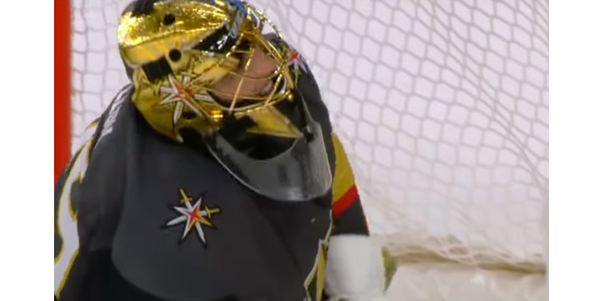 Вратарь "Вегаса" совершил "сэйв века" в Национальной хоккейной лиге