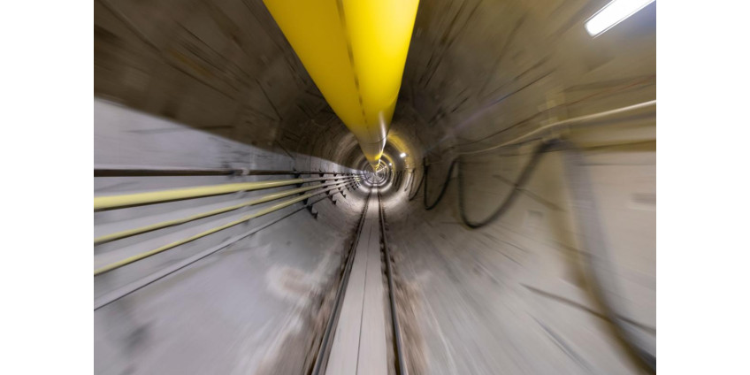 Представители LVCVA опубликовали новые фото строительства туннеля под Лас-Вегасом