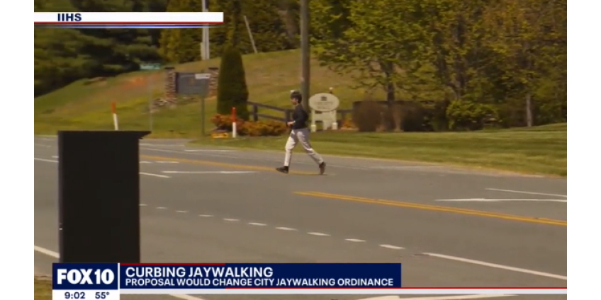 Пешеходов в Финиксе могут начать штрафовать