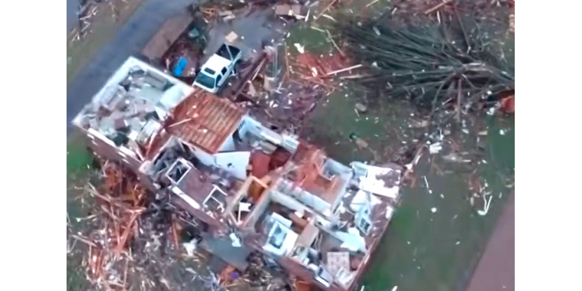 Торнадо в Теннесси разрушили десятки домов, погибли 22 человека