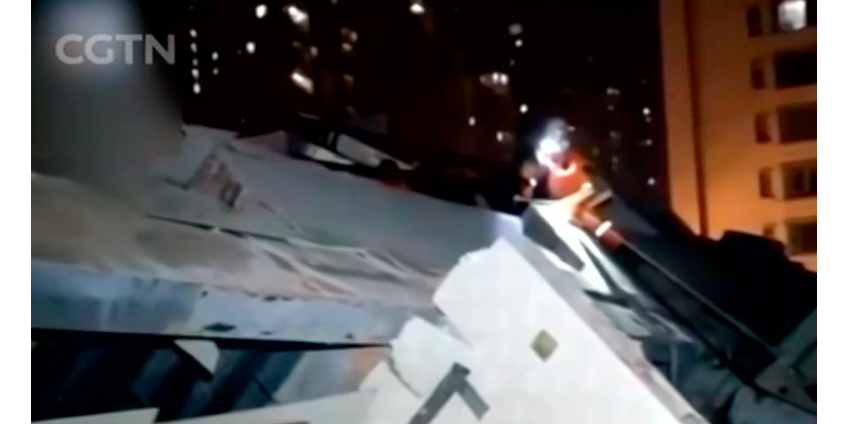 В Китае обрушился отель, который использовали для карантина по коронавирусу