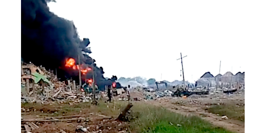 В Нигерии взорван участок нефтепровода