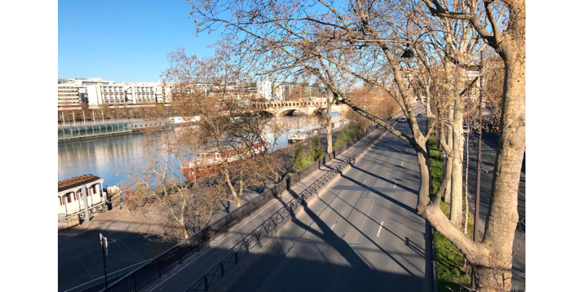 Из-за карантина по коронавирусу качество воздуха в парижском регионе стало лучше на 30%