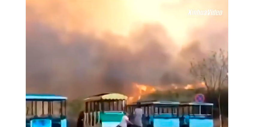 Жертвами лесного пожара на юго-западе Китая стали 19 пожарных