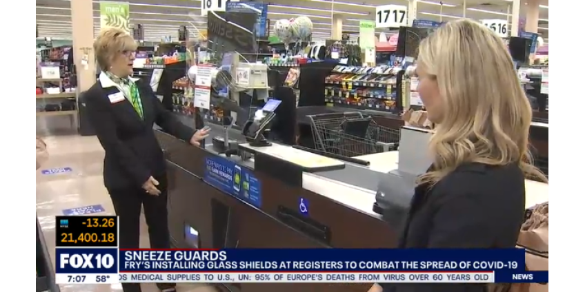 Магазины в Финиксе ищут способы остановить распространение COVID-19