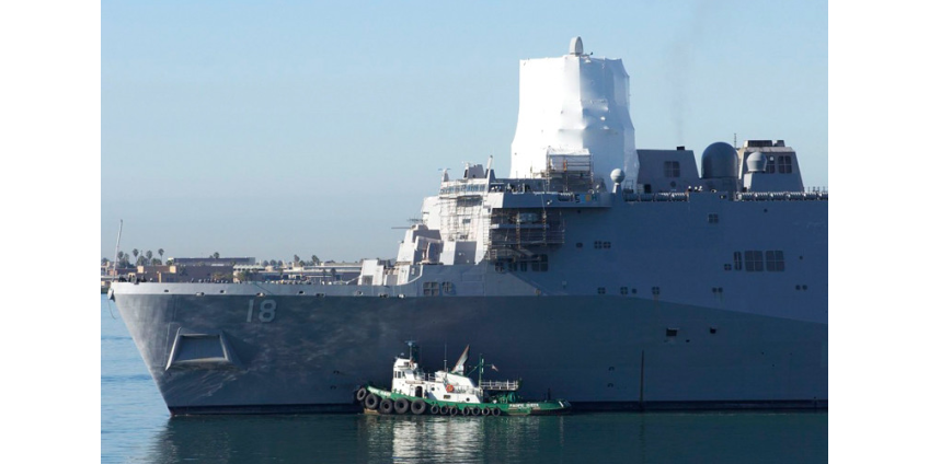 На военно-морскую базу в Сан-Диего прибыл эсминец, на котором произошла вспышка COVID-19 На военно-морскую базу в Сан-Диего прибыл эсминец, на котором произошла вспышка COVID-19