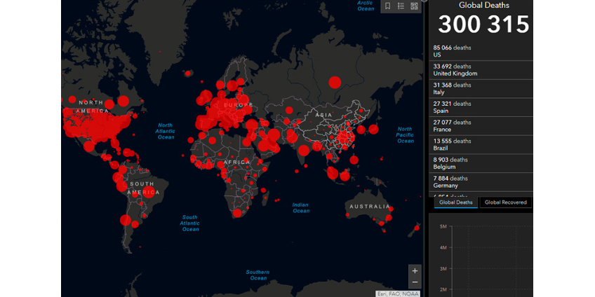 Число жертв коронавируса в мире превысило 300 тыс.