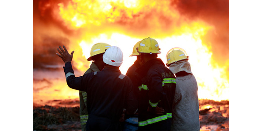 В результате пожара в Лос-Анджелесе пострадали 11 пожарных