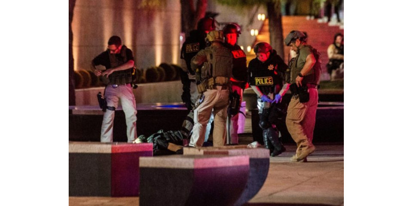 Беспорядки в Лас-Вегасе: убит один из подозреваемых, ранен полицейский
