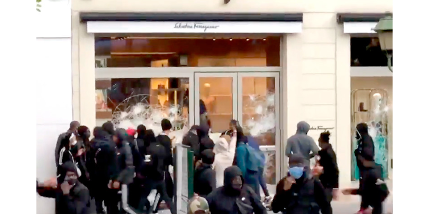 В Брюсселе мирные акции протеста переросли в беспорядки