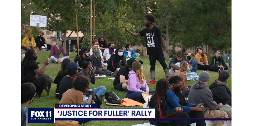 В Палмдейле состоялся митинг за Роберта Фуллера с требованием справедливости
