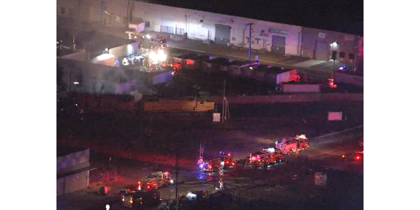 В центре Финикса произошел химический пожар