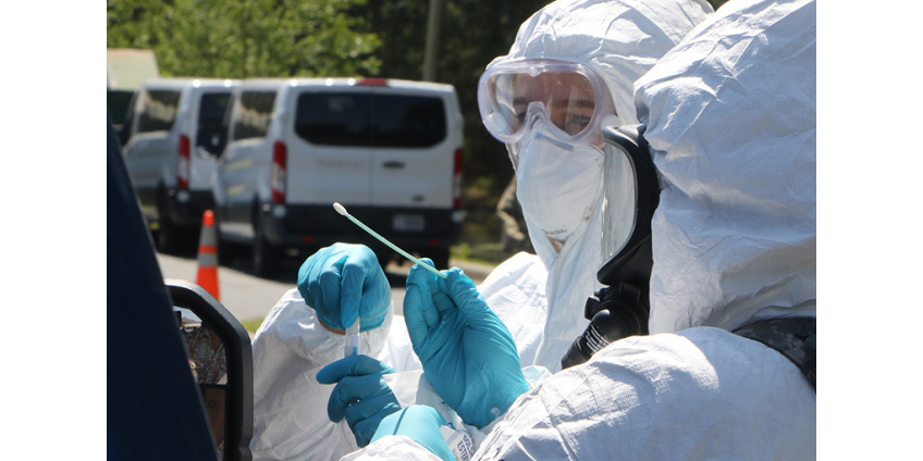 Заболеваемость коронавирусом в США продолжает ставить рекорды: почти 55 тысяч человек в сутки