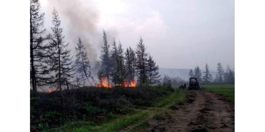 В шести районах Якутии сложилась сложная обстановка из-за пожаров
