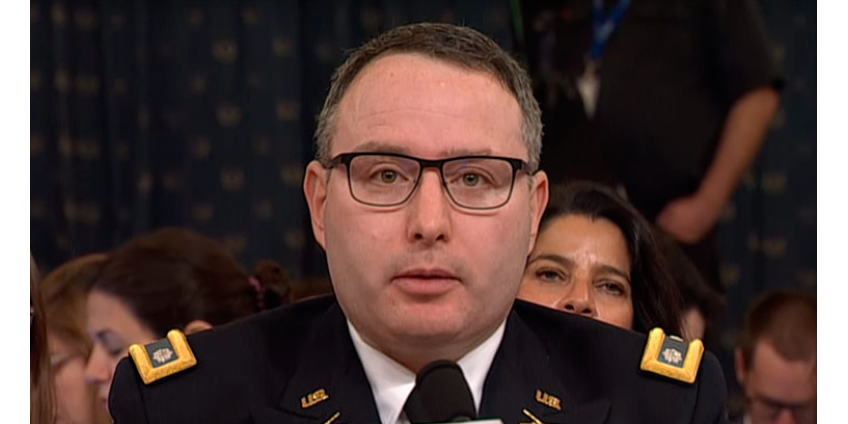 Подполковник Виндман, ставший одним из главных свидетелей по делу об импичменте Трампа, подал в отставку