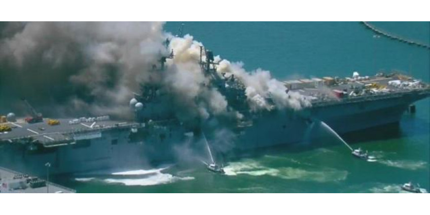 В Сан-Диего количество пострадавших на корабле возросло до 59 человек