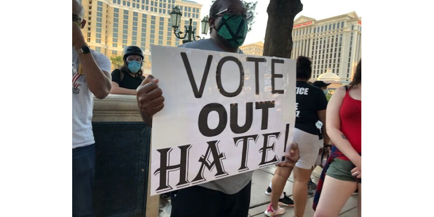 Акция протеста Black Lives Matter прошла на Лас-Вегас-Стрип