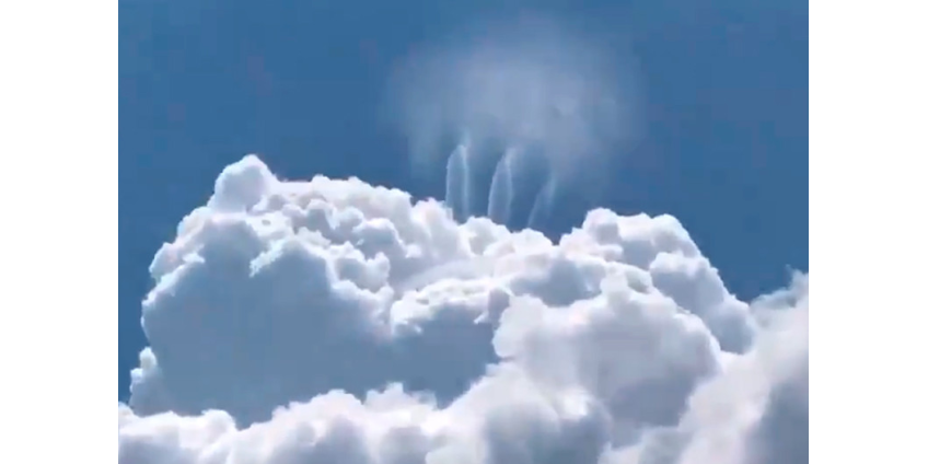 В Алабаме появилось облако с "короной". Объяснить это явление пока не удается
