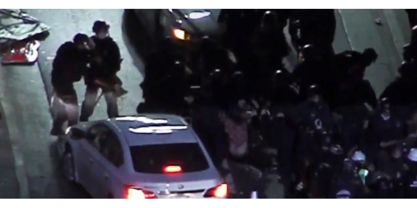 В ходе протестов в Лос-Анджелесе были задержаны 10 человек