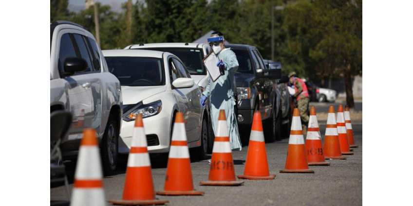 На телефоны жителей Лас-Вегаса поступили экстренные предупреждения относительно тестирования COVID-19
