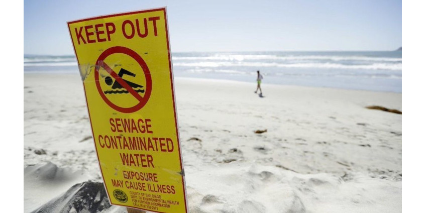 Чиновники запретили купаться в Сан-Диего 