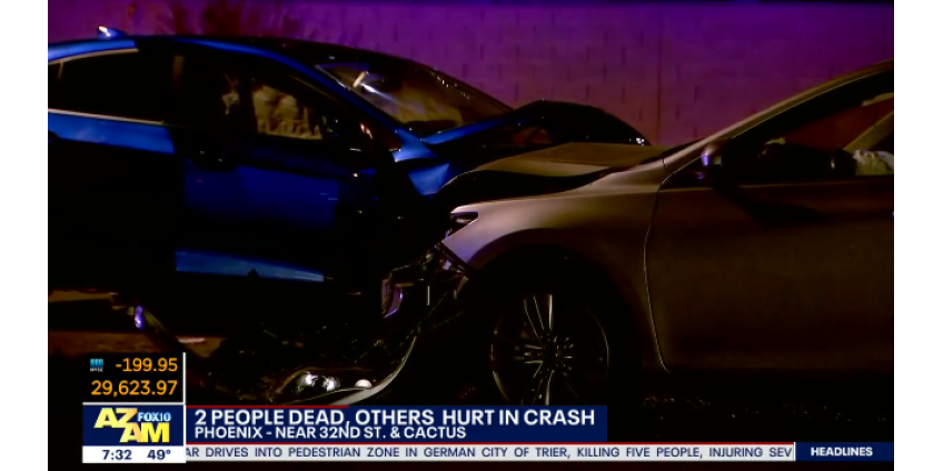 Авария в Финиксе: двое погибших, двое раненых