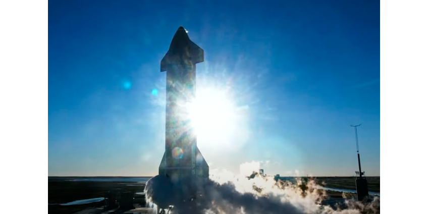 Прототип корабля Starship компании SpaceX взорвался при посадке после испытания в "прыжке" на 12 километров