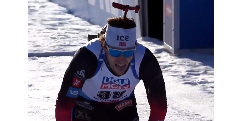 Норвежские биатлонисты заняли весь пьедестал почета на этапе Кубка мира