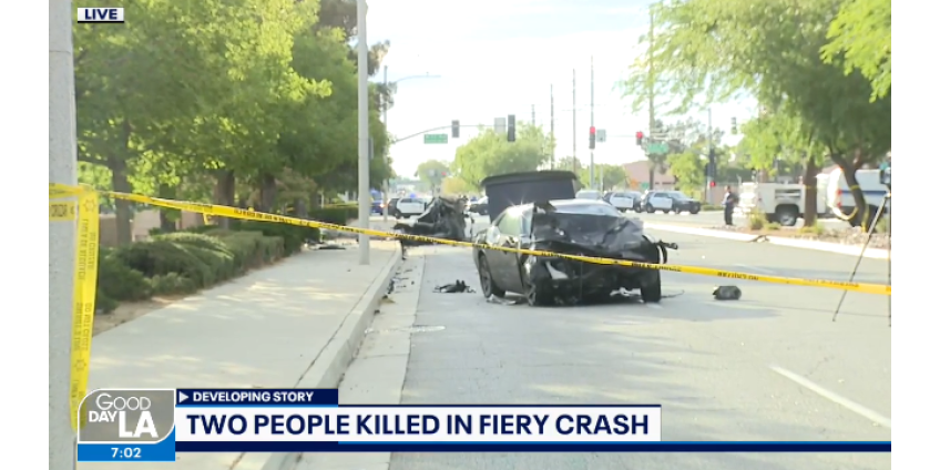 Два человека погибли в результате крупной аварии в Палмдейле