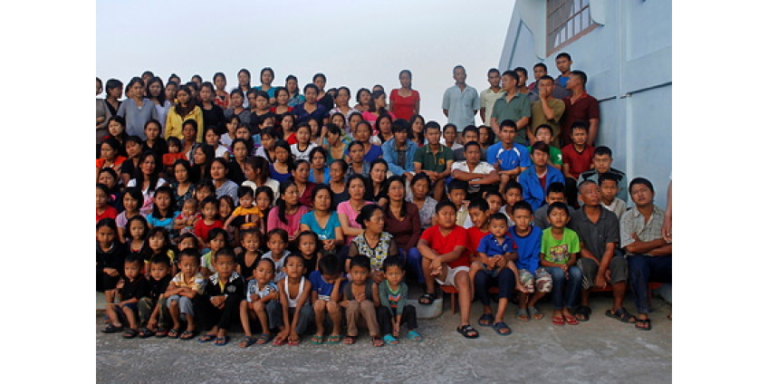 В Индии умер глава самой большой в мире семьи