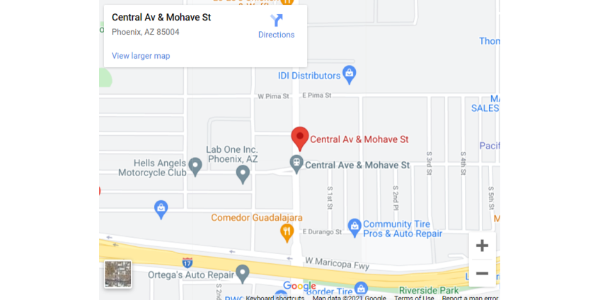 Полиция расследует дело об убийстве мужчины недалеко от центра Финикса