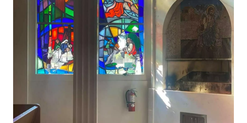 В Калифорнии вандалы осквернили армянскую церковь