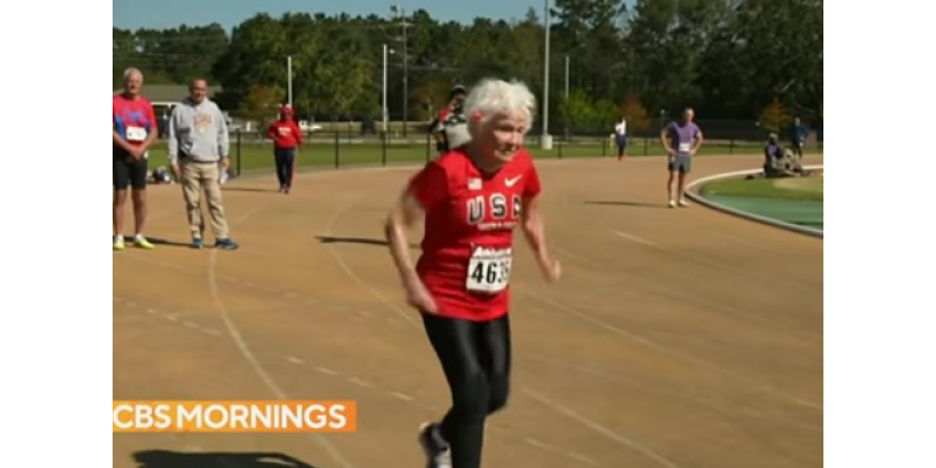 105-летняя американка установила мировой рекорд по бегу