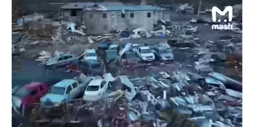 Уничтоженный торнадо город в США попал на видео